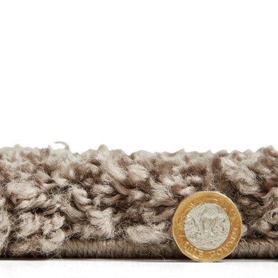 Buy Online Think Rugs Scandi Berber G257 Grey Cream Shaggy Rug -  TheRugShopUK