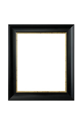 Scandi Black & Crackle Gold Photo Frame 45 x 30 CM