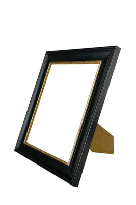 Scandi Black & Crackle Gold Photo Frame 7 x 5 Inch