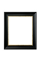 Scandi Black & Crackle Gold Picture Photo Frame A4