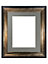 Scandi Black & Gold Frame with Dark Grey Mount for Image Size 10 x 8 Inch