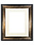 Scandi Black & Gold Frame with Ivory Mount for Image Size 10 x 8 Inch