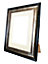 Scandi Black & Gold Frame with Ivory Mount for Image Size 6 x 4 Inch