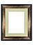 Scandi Black & Gold Frame with Light Grey Mount for ImageSize A2