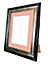 Scandi Black & Gold Frame with Pink Mount for Image Size 6 x 4 Inch