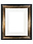 Scandi Black & Gold Frame with White Mount for Image Size 14 x 11 Inch