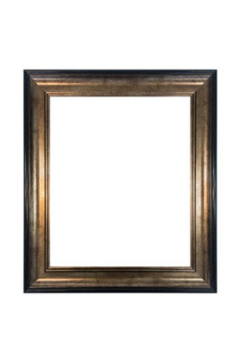 Scandi Black & Gold Photo Frame 14 x 11 Inch