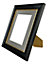 Scandi Black with Crackle Gold Frame with Dark Grey Mount for Image Size A5