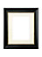 Scandi Black with Crackle Gold Frame with Ivory Mount for Image Size 16 x 12 Inch