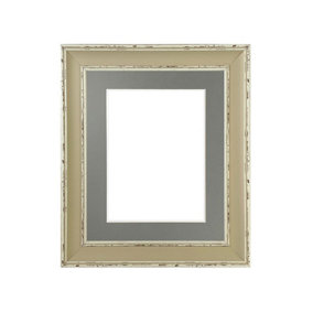 Scandi Clay Frame with Dark Grey Mount for Image Size 10 x 4 Inch