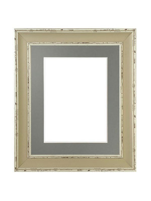 Scandi Clay Frame with Dark Grey Mount for Image Size 14 x 11 Inch