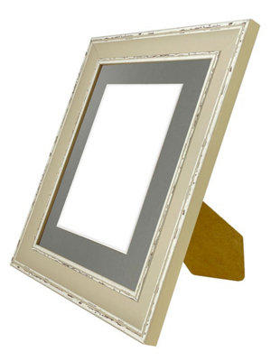 Scandi Clay Frame with Dark Grey Mount for Image Size A4