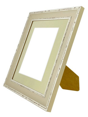 Scandi Clay Frame with Light Grey Mount for Image Size 5 x 3.5 Inch