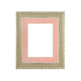Scandi Clay Frame with Pink Mount for Image Size 6 x 4 Inch