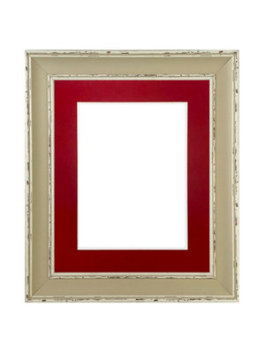 Scandi Clay Frame with Red Mount for Image Size 10 x 6