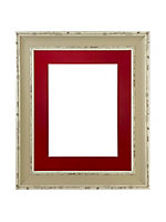 Scandi Clay Frame with Red Mount for Image Size 14 x 8 Inch