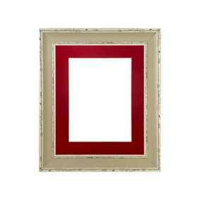 Scandi Clay Frame with Red Mount  for Image Size 24 x 16 Inch