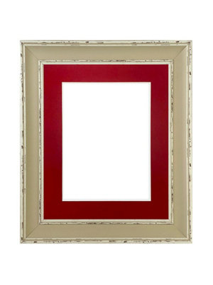 Scandi Clay Frame with Red Mount for Image Size A2