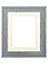 Scandi Distressed Blue Frame with Ivory Mount  for Image Size 24 x 16 Inch