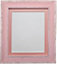 Scandi Distressed Pink Frame with Pink Mount for Image Size 14 x 11 Inch