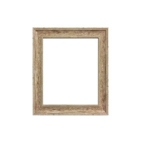 Scandi Distressed Wood Photo Frame 18 x12 Inch