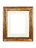 Scandi Gold Frame with Ivory Mount for Image Size A3