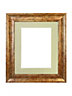 Scandi Gold Frame with Light Grey Mount for Image Size 10 x 8 Inch