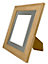 Scandi Oak Frame with Dark Grey Mount for Image Size 4.5 x 2.5 Inch