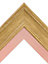 Scandi Oak Frame with Pink Mount for Image Size 5 x 3.5 Inch
