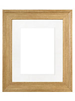 Scandi Oak Frame with White Mount for Image Size 50 x 40 CM
