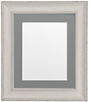 Scandi Pale Grey Frame with Dark Grey Mount for Image Size 6 x 4 Inch