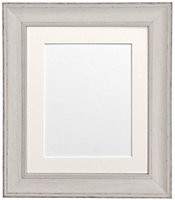 Scandi Pale Grey Frame with Ivory Mount for Image Size 12 x 10 Inch