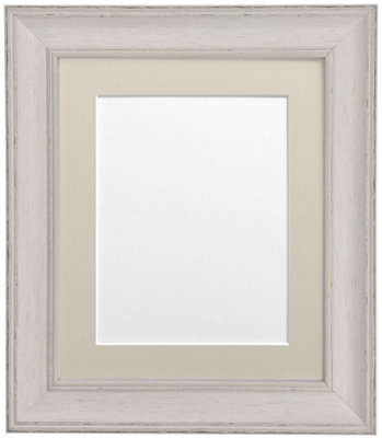 Scandi Pale Grey Frame with Light Grey Mount for Image Size 10 x 8 Inch