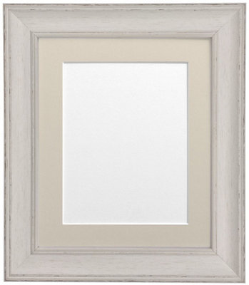 Scandi Pale Grey Frame with Light Grey Mount for Image Size 12 x 8 Inch
