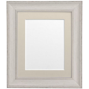 Scandi Pale Grey Frame with Light Grey Mount for Image Size 14 x 8 Inch