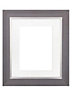 Scandi Slate Grey Frame with White Mount for Image Size A3