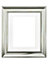 Scandi Vintage Silver Frame with White Mount for Image Size 15 x 10 Inch