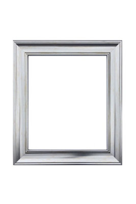 Scandi Vintage Silver Photo Frame 70 x 50 CM
