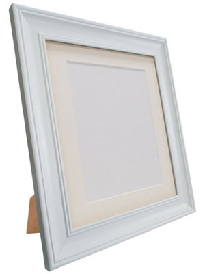 Scandi Vintage White Frame with Ivory mount for Image Size 4 x 3 Inch