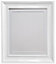 Scandi Vintage White Frame with White Mount for Image Size 16 x 12 Inch
