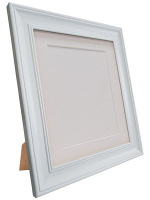 Scandi Vintage White Frame with White Mount for Image Size 4.5 x 2.5 Inch