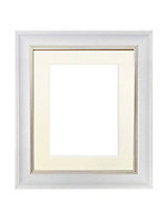Scandi White Speckled Frame with Ivory Mount for Image Size 18 x 12