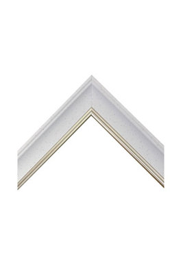 Scandi White Speckled Photo Frame 50  x 40 CM