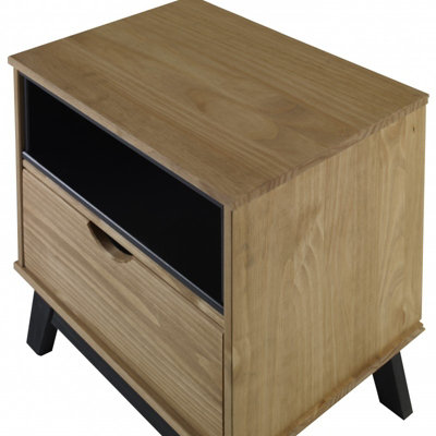 Scandian Bedside Cabinet Solid Wood Pine