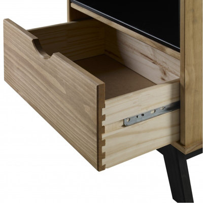 Scandian Bedside Cabinet Solid Wood Pine