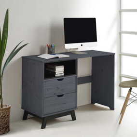 Scandian Grey Desk Height-74cm Width-110cm Depth-41cm
