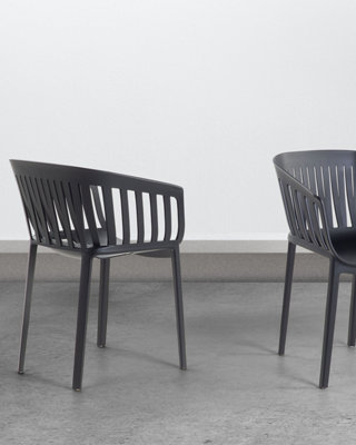 Scandinavian Dining Chair Black DALLAS