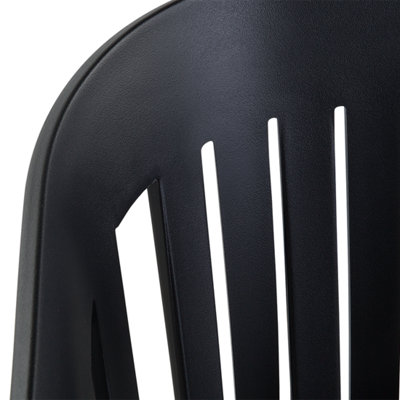 Scandinavian Dining Chair Black DALLAS