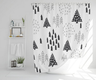 Scandinavian style christmas (shower curtain) / Default Title Price Comparisons | Compare The Build