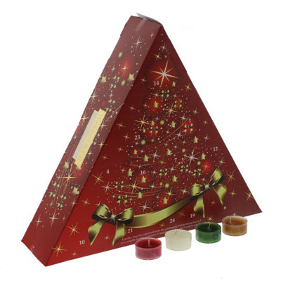 Scented Tea Light Candle Advent Calendar Merry Christmas Count Down To Xmas Day Price Comparisons | Compare The Build
